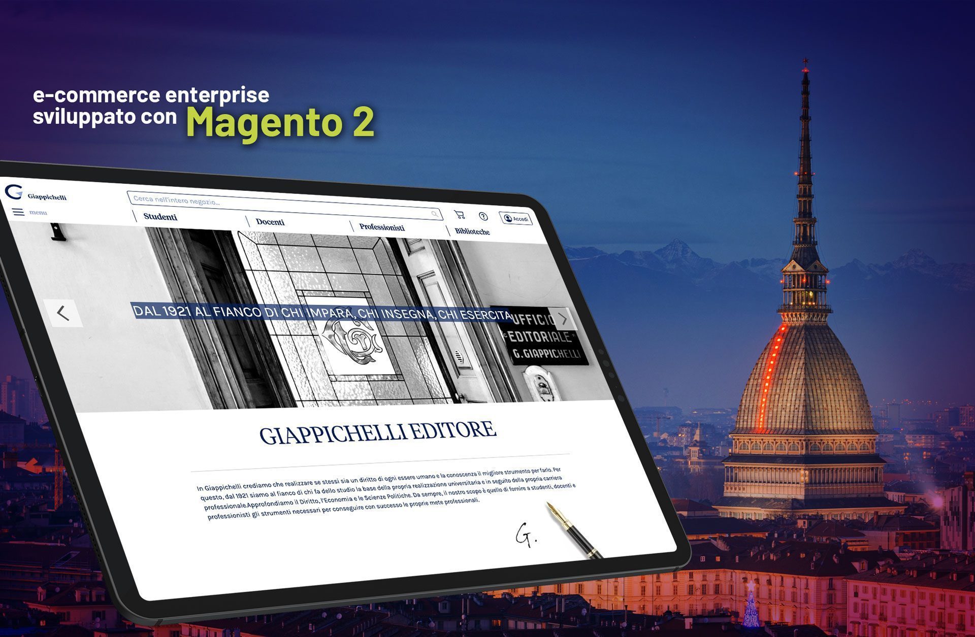 web agency Blix Imperia portfolio Giappichelli Editore Torino