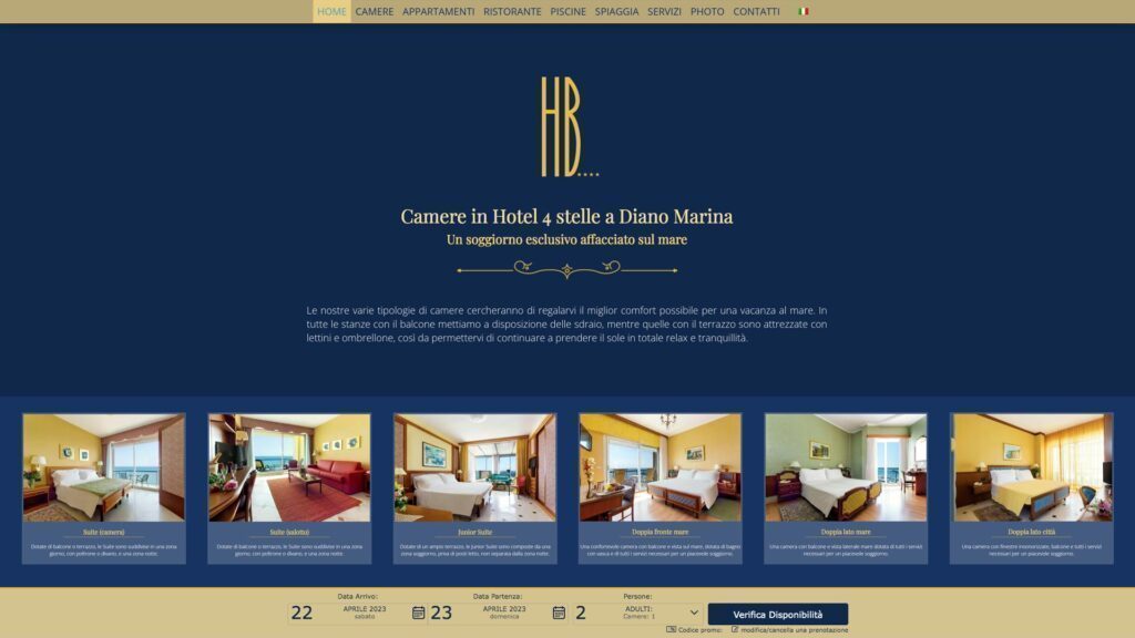 realizzazione siti web per hotel
