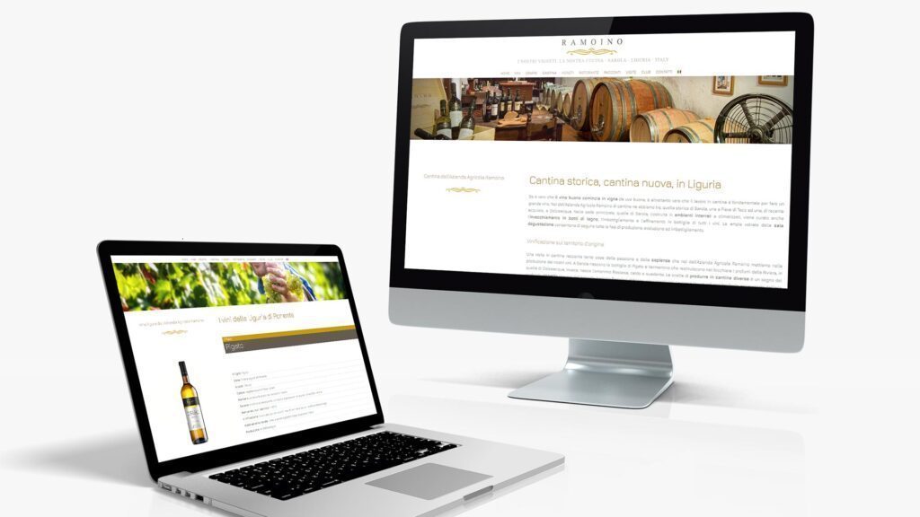 realizzazione siti web vino prodotti tipici